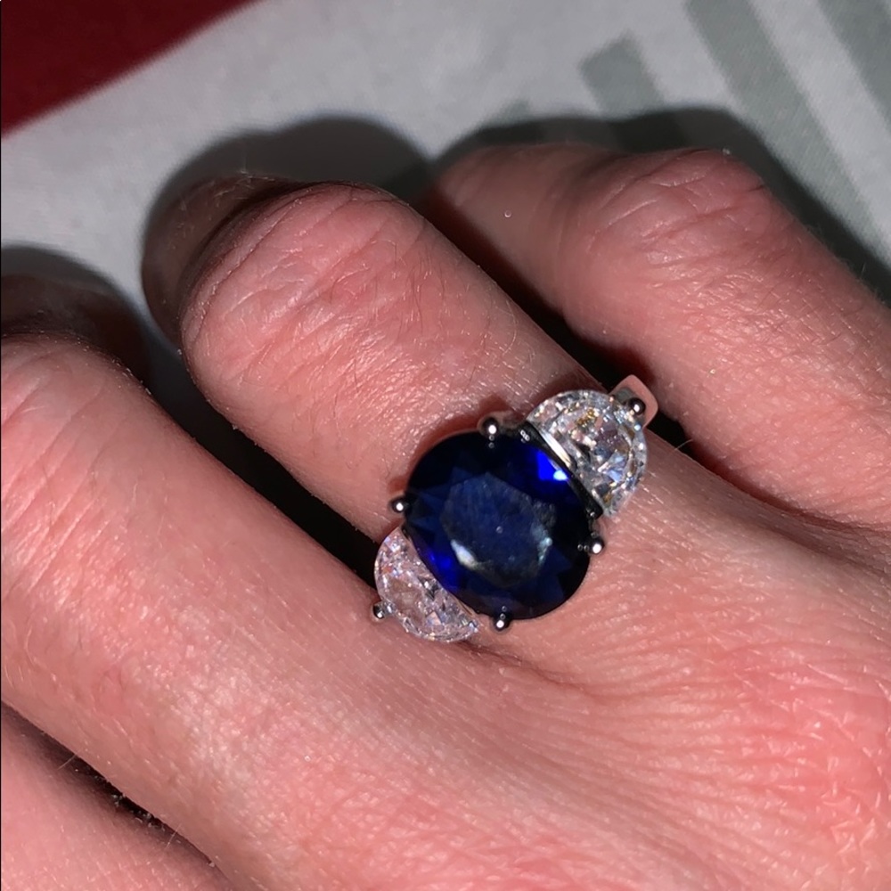 Cute blue stone ring